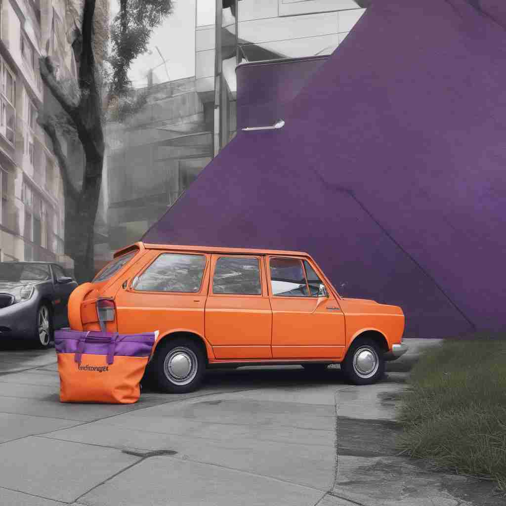 Backpack and car 5